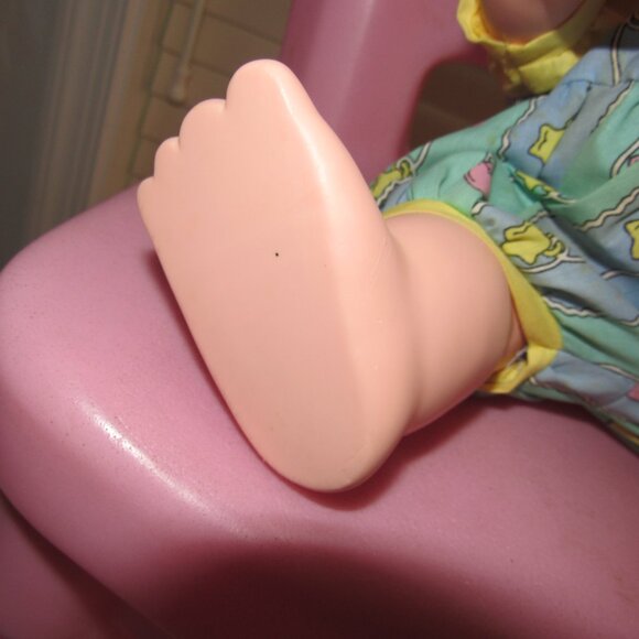 Vintage 1991 Magic Trolls Doll by Applause – Teal Hair, Moon & Stars Eyes –Rare - Picture 8 of 8